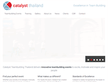 Tablet Screenshot of catalystteambuildingthailand.com